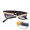 نظارات شمسية نسائية عالية الجودة 8286 أزياء فاخرة للرجال نظارات واقية من الأشعة فوق البنفسجية للرجال نظارات بتصميم متدرج ومفصل معدني للعين والنساء مع صناديق أصلية