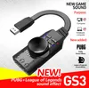 GS3 7.1 Канал Звуковой карты Конвертер Адаптер USB Audio 3.5mm Шарниковая стерео для ноутбука для ПК, совместимый с Windows 7/8