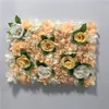 Rose Hydrangea Artificial Flor Painel de Parede Decoração Contexto Partido de Casamento Evento de Aniversário Loja De Aniversário Customizável