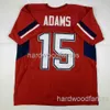 Custom Davante Adams Fresno State Red College Costura de futebol costura