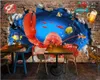 Beibehang Aangepaste persoonlijkheid Wallpaper Pos El Dining Decoratie Muurschilderingen 3d Retro Crayfish Dining Achtergrond Wall9916083