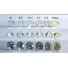 Tamanho inteiro 4x6 ~ 10x14mm branco d cor vvs1 gh ij cor moissanites occungle corte forma solta gemas pedra com certificado