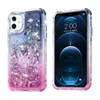 Custodie per cellulari Quicksand Bling per iPhone 13 12 Pro Max 11 XS XR Liquid Glitter Gradient Cover posteriore antiurto