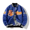 Jaquetas masculinas unissex moda hip hop varsity jaqueta de beisebol com bordados primavera outono streetwear casaco letterman casaco tops S-XXL