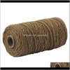 Przędza M Naturalny Rame Cotton Cord Twisted String Lina Dla DIY Rzemiosło Dziania Wieszaki Wieszak Wall Wiszące Tapestry1 K1oxH F7Lze