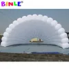 Açık Beyaz Şişirilebilir Sahne Kapak Çadır Dev Kabuk Dome Hava Çatı Seçim Bölümü Müzik Konseri Event185W