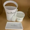 Ice Bucket Tools Chandon Wine Beer Party for Acrylic White Buckets Coolers Holder Fashion Bar WiDro Lodu