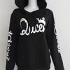 Sudaderas Para Parejas Z Długim Rękawem Królowa Królowa Korona Drukowane Pulower Bluzy Pary Miłośników Bluza Mężczyźni Kobiety Plus Rozmiar Hoody 210517