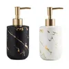 black soap dispenser set