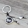 Anslow 2020 Ny Handgjorda DIY Partihandel Crystal Charms Läder Nyckel Kedja för Kvinnor Bag Key Bästa Vän Födelsedaggåva Low0015ky G1019