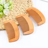 200 sztuk Szczotki do włosów Drewniane Grzebień Naturalna Peach Wood Anti-Static Health Care Combs Pocket Hairbrush Massager Styling Tool