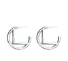 Европейские и американские круглые буквы, подвесная люстра, индивидуальная мода, простой дизайн, чувство темперамента, серебряная игла S925337A