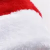 12 pcs Santa Claus Hats Decor Thicken Xmas Hat Festival Masquerade Party Christmas Cap Gift For Year 40*28cm