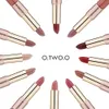 O.TWO.O 2 in 1 Mattflüssiger Lippenstift und Lipgloss-Make-up, feuchtigkeitsspendend, langlebig, wasserdicht, Samt, 12 Farben, 9107#