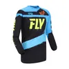 2019 fly fish racing camisa azul calça combinação conjunto mx atv bmx mtb equipamento de equitação motocross bicicleta sujeira set3912449