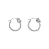 Hoop Earrings & Huggie For Women 2023 French Knotting Design Niche Temperament Simple Fashion Woman OrnamentsHoop Indu22