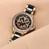 Montre Femme Sunkta Rose Gold Women Quartz ES Damska Top Marka Luksusowa Kobieta Wrist Watch Dziewczyna Zegar Żona Gift + Box