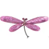 Nuovi 8 colori Retro Insetto Spilla in resina Acrilico Acrilico Spille in lega di strass Pins Accessori per gioielli Elettroplate Dragonfly EWD7820