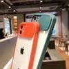 Phone Case Camera Obiektyw Ochrona Przypadek do iPhone 12 11 Pro Max XS XR 7 8 PLUS odporny na wstrząsy okno przesuwne Wyczyść akrylową tylną pokrywę