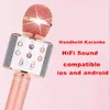 Yeni Mikrofon Kablosuz Bluetooth USB Profesyonel Kondenser Karaoke Mic Standı Radyo Hoparlör Mikrofon Stüdyo Kayıt