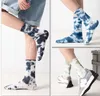 New Tie-dye Letter Lghtning Calzini per uomo e donna Cotton Harajuku Fashion Colorful Vortex Funny HipHop Skateboard Calzini lunghi morbidi