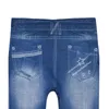 Jeans da donna Pantaloni a matita Moda elegante Magro Vita alta elastica Lunghezza intera Nylon e spandex Vestibilità slim 210522
