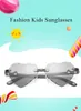 Free DHL Boys Girls Love Heart Shape Sunglasses For Baby Kids Vintage Sun Glasses UV400 Protection Stylish Classic Beach Outdoor Eyewear Eyeglasses Children