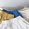 Pojkar Sommar Shorts Koreanska Barnens Casual Fem-Point Byxor Overaller Pojke Kläder 210515