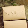 50pcs/Packing Bags Handmade Heart Kraft Envelope Vintage Envelopes Retro Stationery Set Postcard Photo Storage Christmas Gift Package