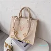 Evening Bags Luxury Oversize Lady Handbags Shopper Beige Tote Women Designer Brand Quality V Leather Shoulder Bag With Detachable Strap