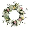 Flower Wreath Artificial Rose Door Realistic Spring For Front Wedding Window Wall Home Decor Decorative Flowers & Wreaths