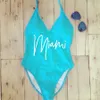 Femme string rembourré Sexy maillot de bain Miami HOLA plages femmes fusionné maillots de bain dos nu baigneur Monokini maillots de bain 210702