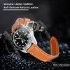 Bande de montre 20mm 22mm 24mm de montre en cuir véritable bracelet de la boucle de papillon pour Samsung Huawei Panerai Montre Bracelet Bracelet H0915