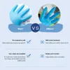 20pcs/box Children Blue Disposable Gloves Latex Universal Waterproof Non-slip Nitrile Protective for Kids Boys Girls
