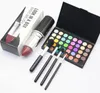 Makeup Brand Look i en Box Basic Brush 4PCSSet Borstar Set med stor läppstift Formhållare Makeup Tools Bra artikel Wood7169693