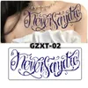 TS002 Sexy Frau Mode Brust Tattoo Aufkleber für Brust Taillenschlüsselblätter Wassertransfer temporär 28x15 cm