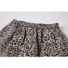 Leopardo largo perna calça mulheres streetwear cintura alta elástica retro harajuku calças moda casual e-girl y2k reto 210515