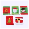 Christmas Decorations Festive & Party Supplies Home Garden Creative Brushed Fabric Beverag Wine Er Coke Soda Bottle Ers Drop Delivery 2021 P