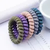 fashion matte phone Line Hair Ring Ladies large bracelet Rubber Bands Stretch traceless cord hair jewelry