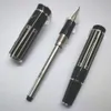 Yamalang Thomas Luxury Pens Siyah Gümüş Bar Metal Beyaz Kalemi Siyah Elmas Ofis İmza Okulu Yazma Kırtasiye