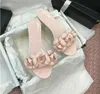 Дизайнерские тапочки Женщины Цветок Buty Damskie кожа сексуальные женские туфли роскошные слайды летние сандалии мужа Soft Fashion Sandals