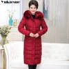 Women Winter Jackets and Coats parkas dla kobiet 4 kolory kurtki Wadded Wadded Wayme Owewear z kapturem duży fur