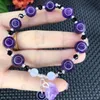 10mm Natural Energy Stone Strands Beaded Charm Bracelets For Women Girl Lover Wedding Birthday Party Club Jewelry