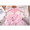 Girl's Dresses Girls Baby Girl Toddler Kids Clothes Spring Autumn Long Sleeve Flower Party Princess Cheongsam Dress