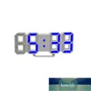 1PCS 3D Large LED Digital Wall Clock Date Time Electronic Display Table Alarm Clock Wall Home Decor Home Living Room Decoration