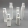 15ml 30ml 50ml Clear Frosted Bottle Empty Cosmetic Airless Container Refillable Pump Lotion and spray Bottles For Travel