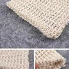 Natural Exfoliating Mesh Soap Saver Brush Sisal Soap Sponge Pouch For Shower Bath Foaming And Drying 5.5X3.5inch Boutique 07