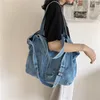 Evening Bags High Quality Denim Shoulder Hand Bag For Woman Crossbody Casual Jeans Women Handbags Designer Shopping