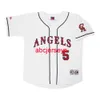 Stitched Custom Brian Downing Home White Throwback Jersey w/ Team Patch Lägg till namn Number Baseball Jersey