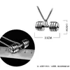 Мужские ожерелье из нержавеющей стали гантель гантели подвеска мода цепь цепи в цепочке человека вокруг шеи ювелирные изделия спортивные памятные